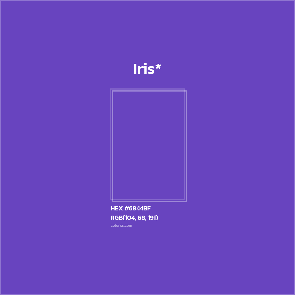 HEX #6844BF Color Name, Color Code, Palettes, Similar Paints, Images