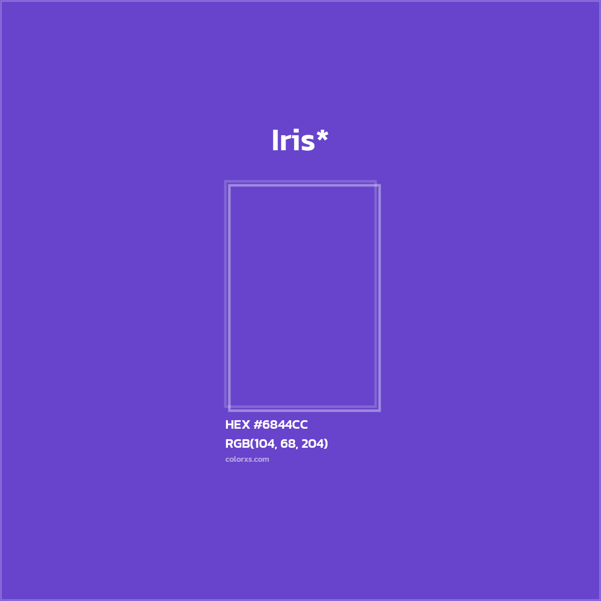 HEX #6844CC Color Name, Color Code, Palettes, Similar Paints, Images