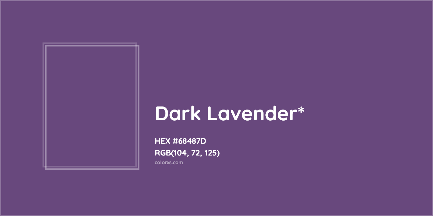 HEX #68487D Color Name, Color Code, Palettes, Similar Paints, Images