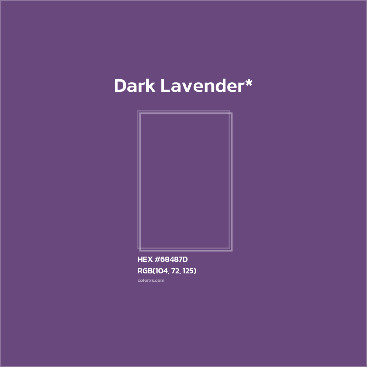 HEX #68487D Color Name, Color Code, Palettes, Similar Paints, Images