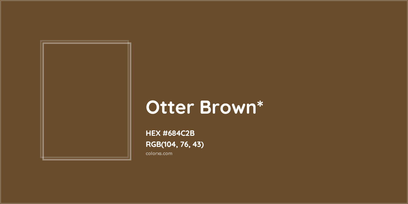 HEX #684C2B Color Name, Color Code, Palettes, Similar Paints, Images
