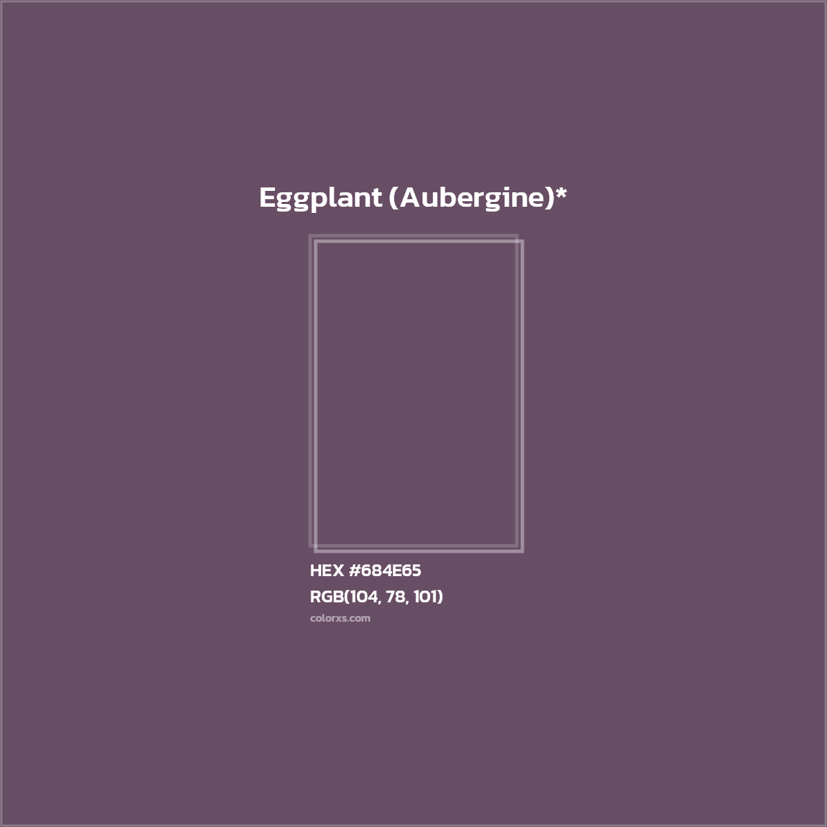 HEX #684E65 Color Name, Color Code, Palettes, Similar Paints, Images