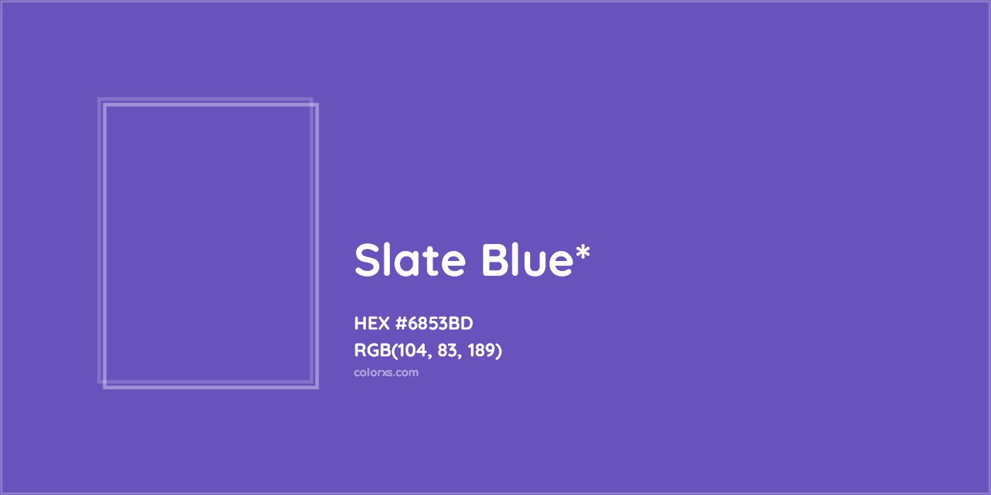 HEX #6853BD Color Name, Color Code, Palettes, Similar Paints, Images