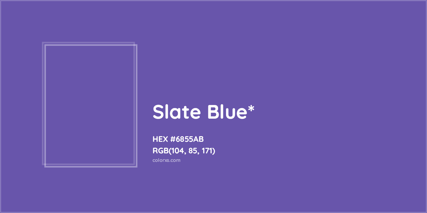 HEX #6855AB Color Name, Color Code, Palettes, Similar Paints, Images