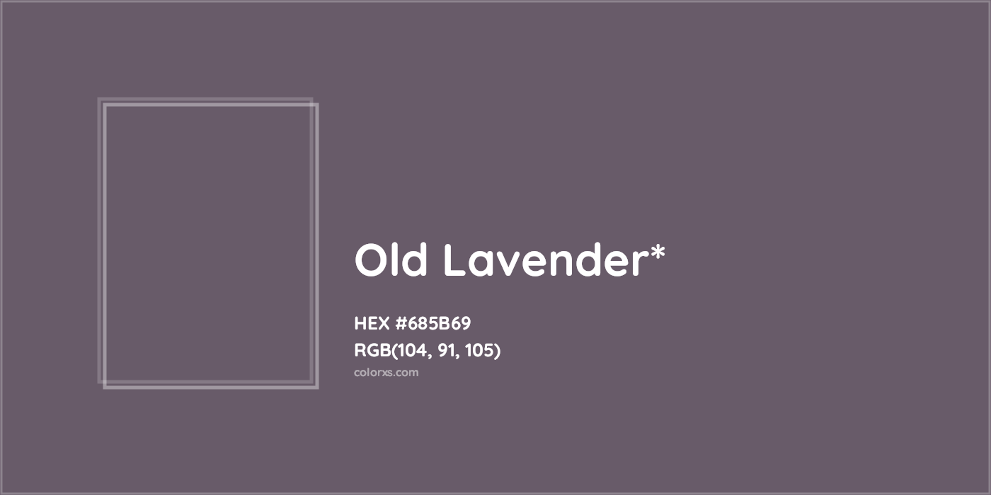 HEX #685B69 Color Name, Color Code, Palettes, Similar Paints, Images