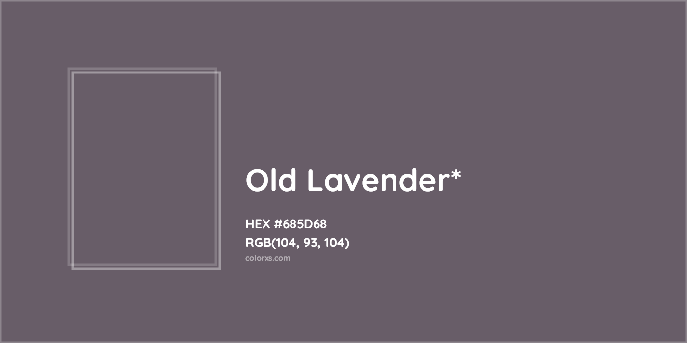 HEX #685D68 Color Name, Color Code, Palettes, Similar Paints, Images