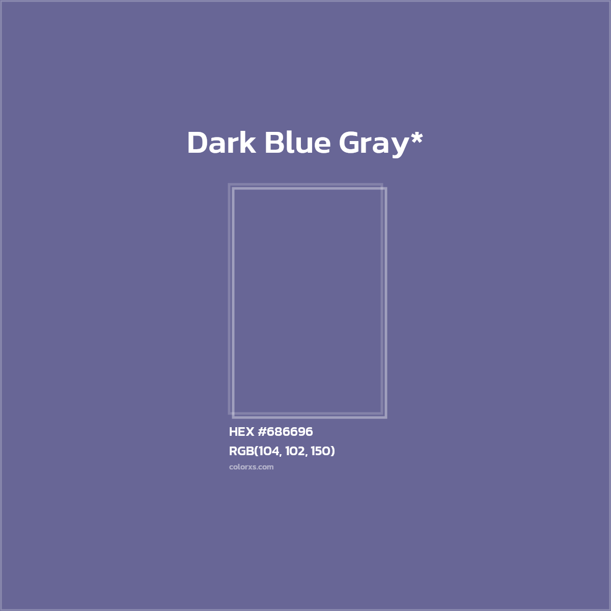 HEX #686696 Color Name, Color Code, Palettes, Similar Paints, Images