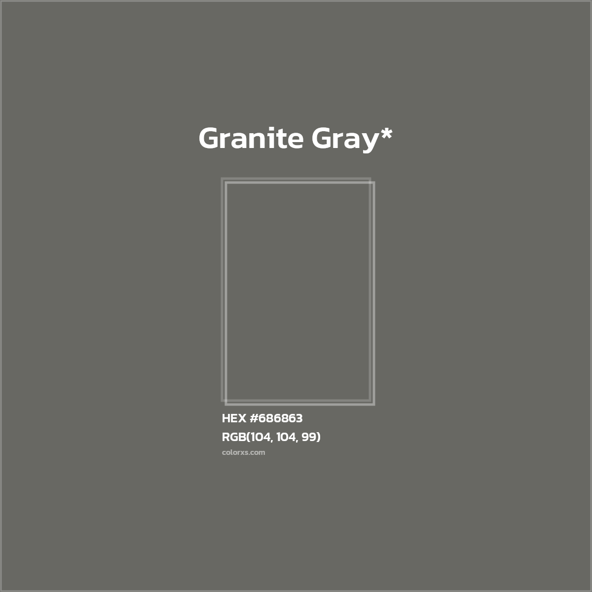 HEX #686863 Color Name, Color Code, Palettes, Similar Paints, Images