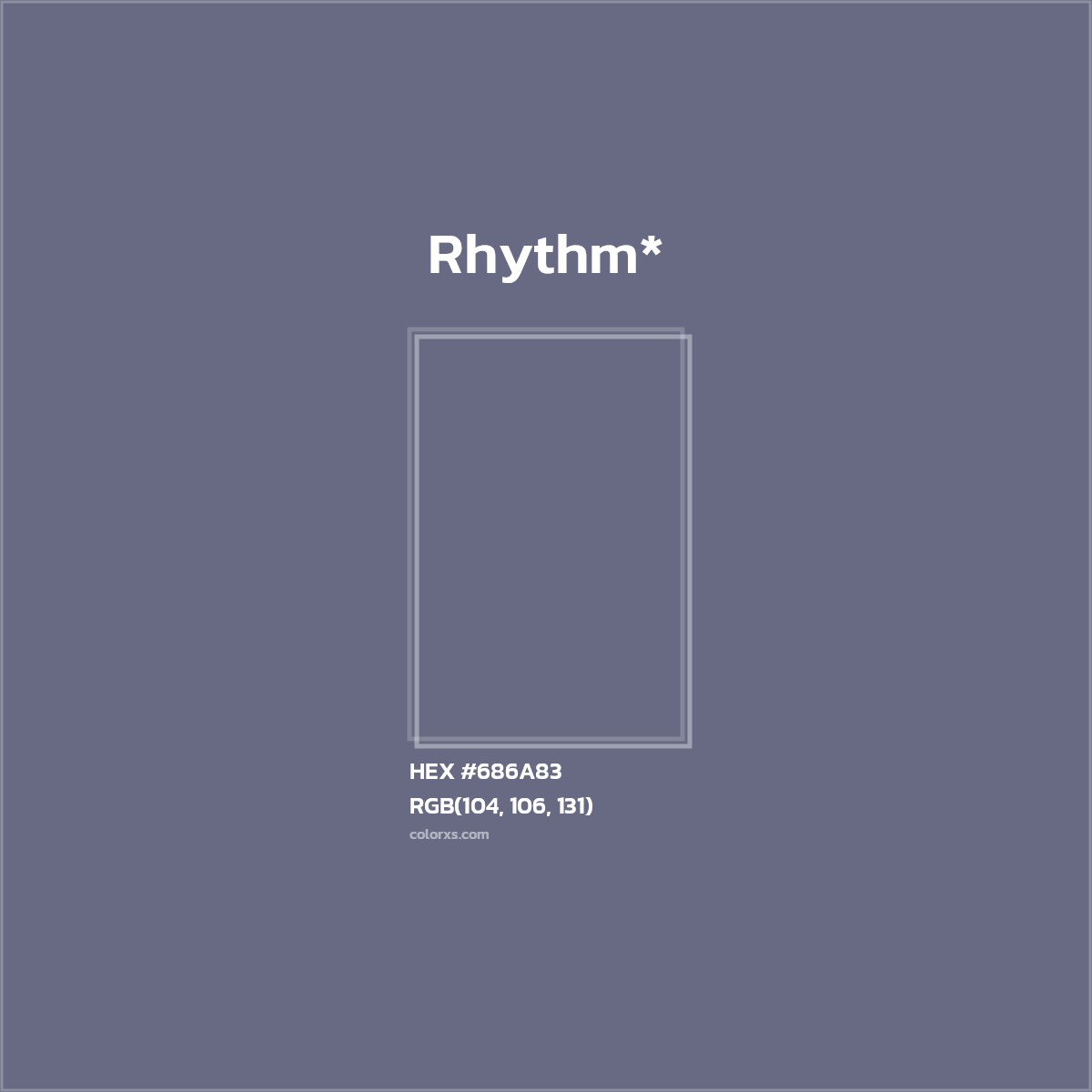 HEX #686A83 Color Name, Color Code, Palettes, Similar Paints, Images