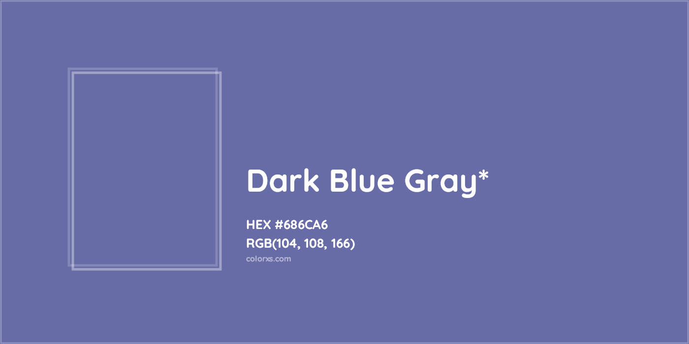 HEX #686CA6 Color Name, Color Code, Palettes, Similar Paints, Images