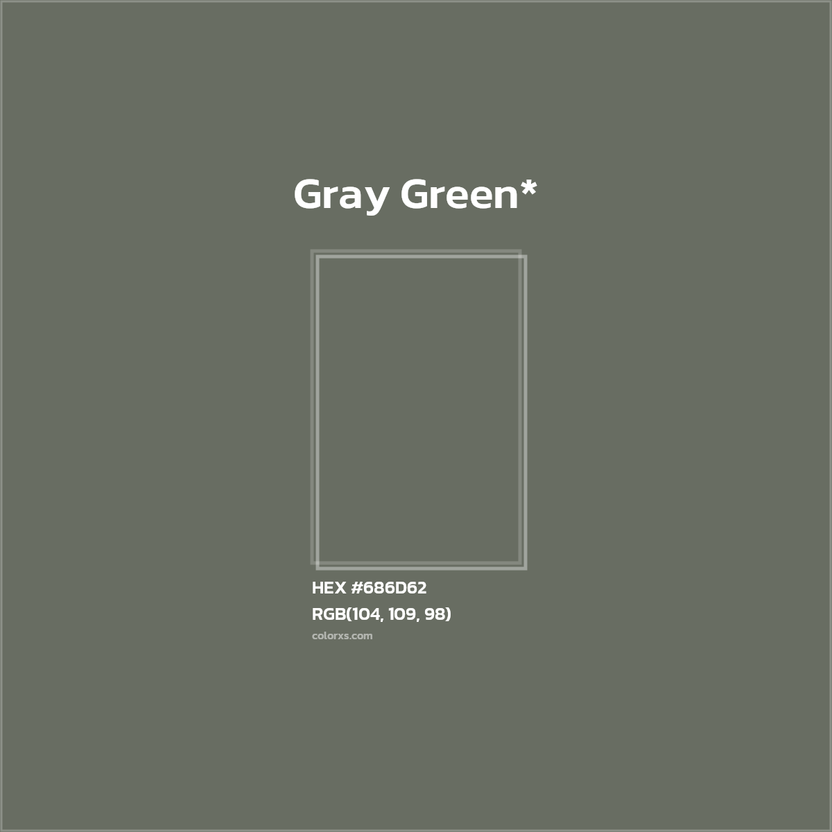 HEX #686D62 Color Name, Color Code, Palettes, Similar Paints, Images