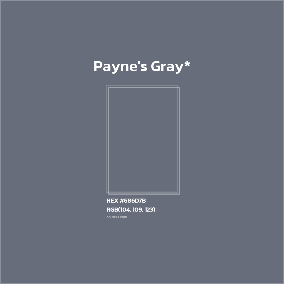 HEX #686D7B Color Name, Color Code, Palettes, Similar Paints, Images