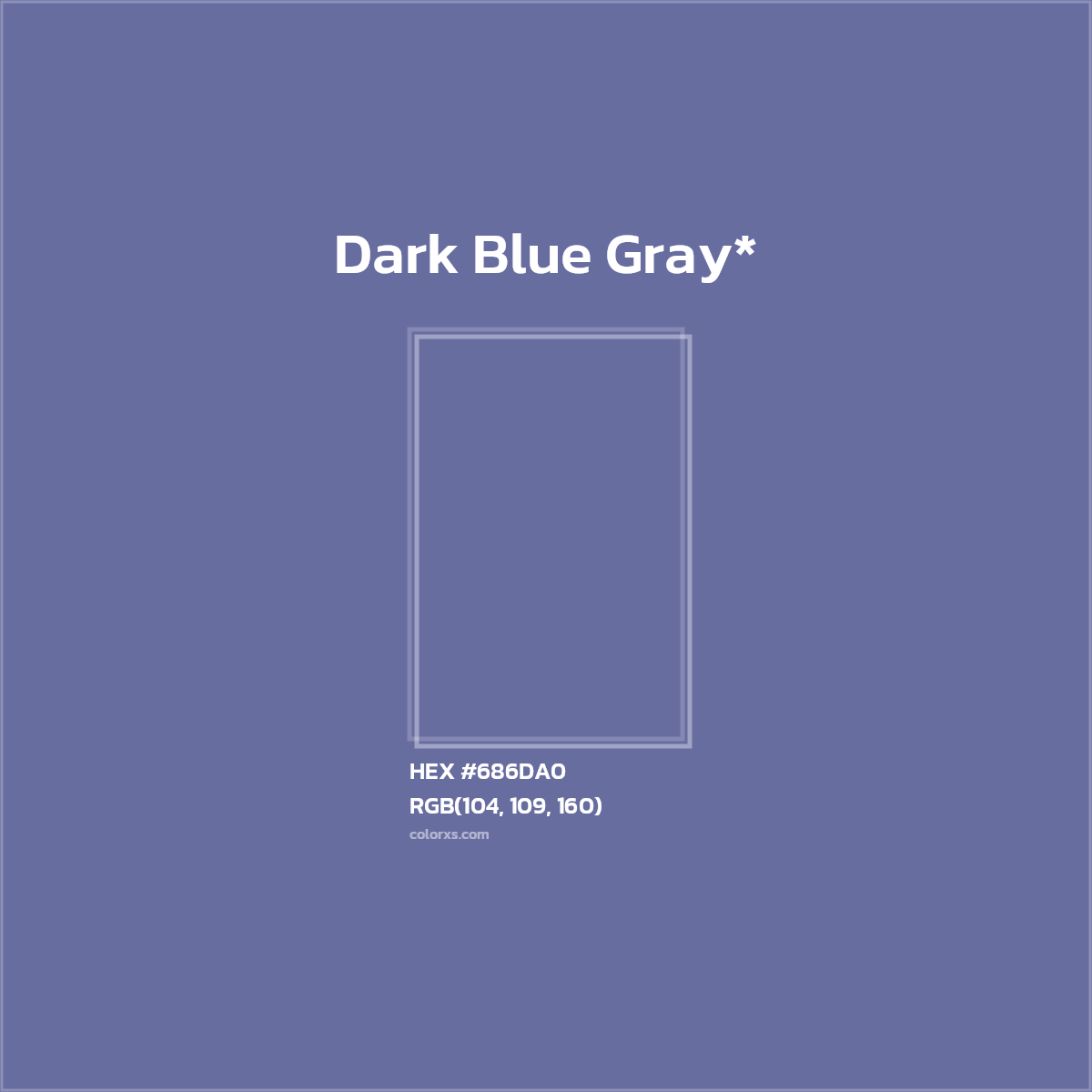 HEX #686DA0 Color Name, Color Code, Palettes, Similar Paints, Images