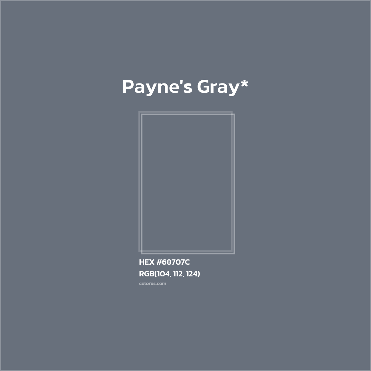 HEX #68707C Color Name, Color Code, Palettes, Similar Paints, Images