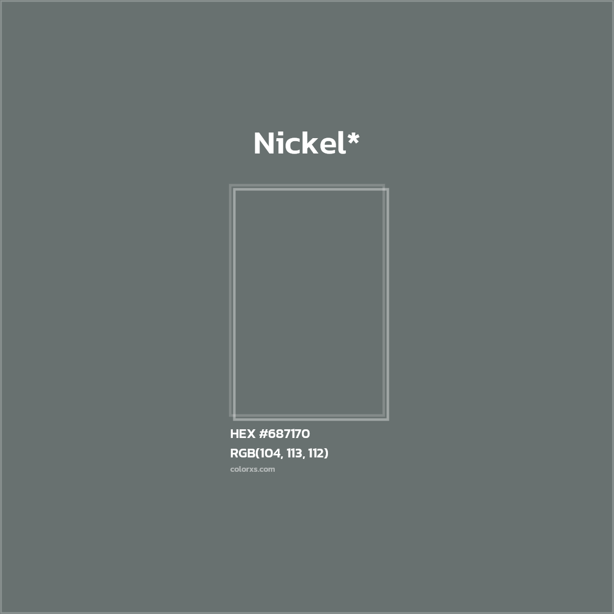 HEX #687170 Color Name, Color Code, Palettes, Similar Paints, Images