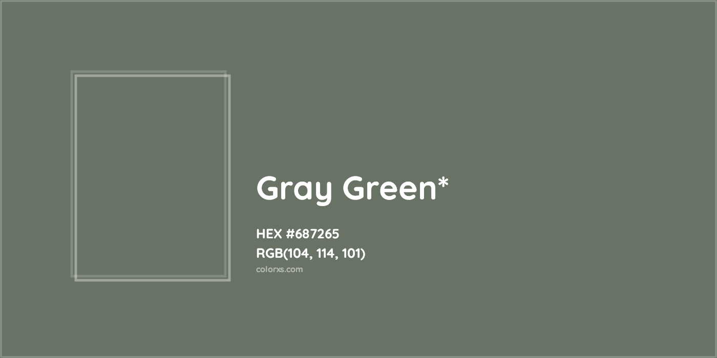 HEX #687265 Color Name, Color Code, Palettes, Similar Paints, Images