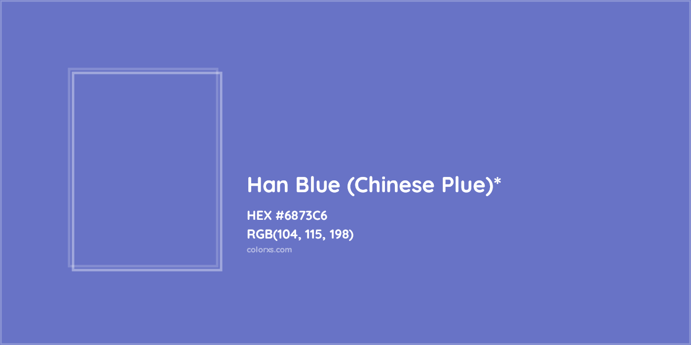 HEX #6873C6 Color Name, Color Code, Palettes, Similar Paints, Images