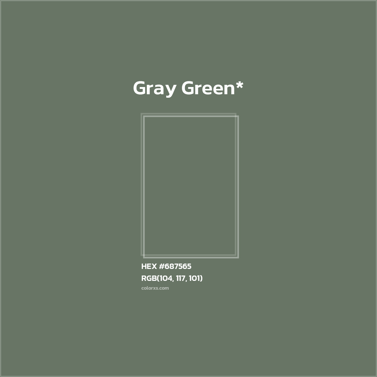 HEX #687565 Color Name, Color Code, Palettes, Similar Paints, Images