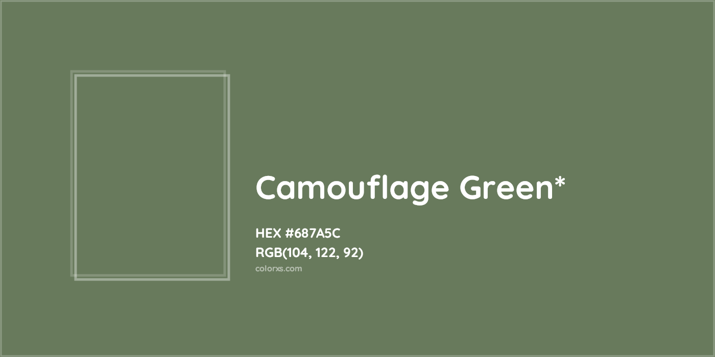 HEX #687A5C Color Name, Color Code, Palettes, Similar Paints, Images