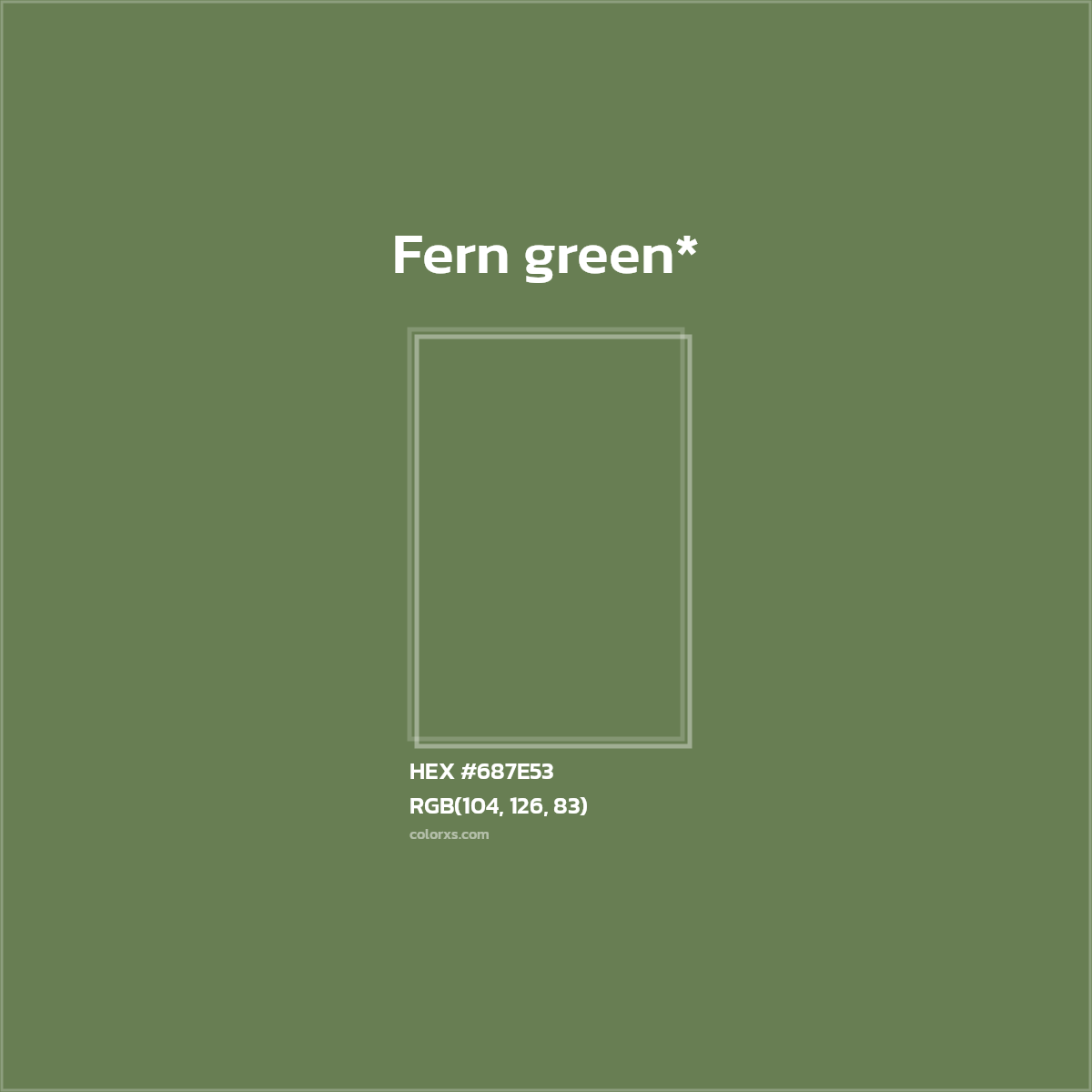 HEX #687E53 Color Name, Color Code, Palettes, Similar Paints, Images