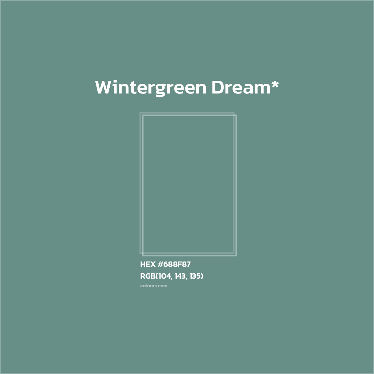 HEX #688F87 Color Name, Color Code, Palettes, Similar Paints, Images