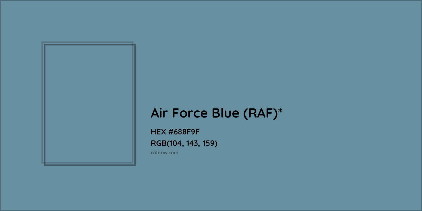 HEX #688F9F Color Name, Color Code, Palettes, Similar Paints, Images