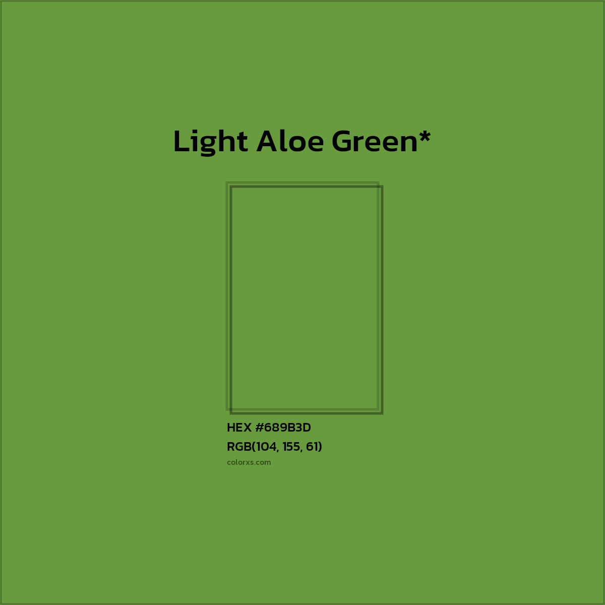 HEX #689B3D Color Name, Color Code, Palettes, Similar Paints, Images