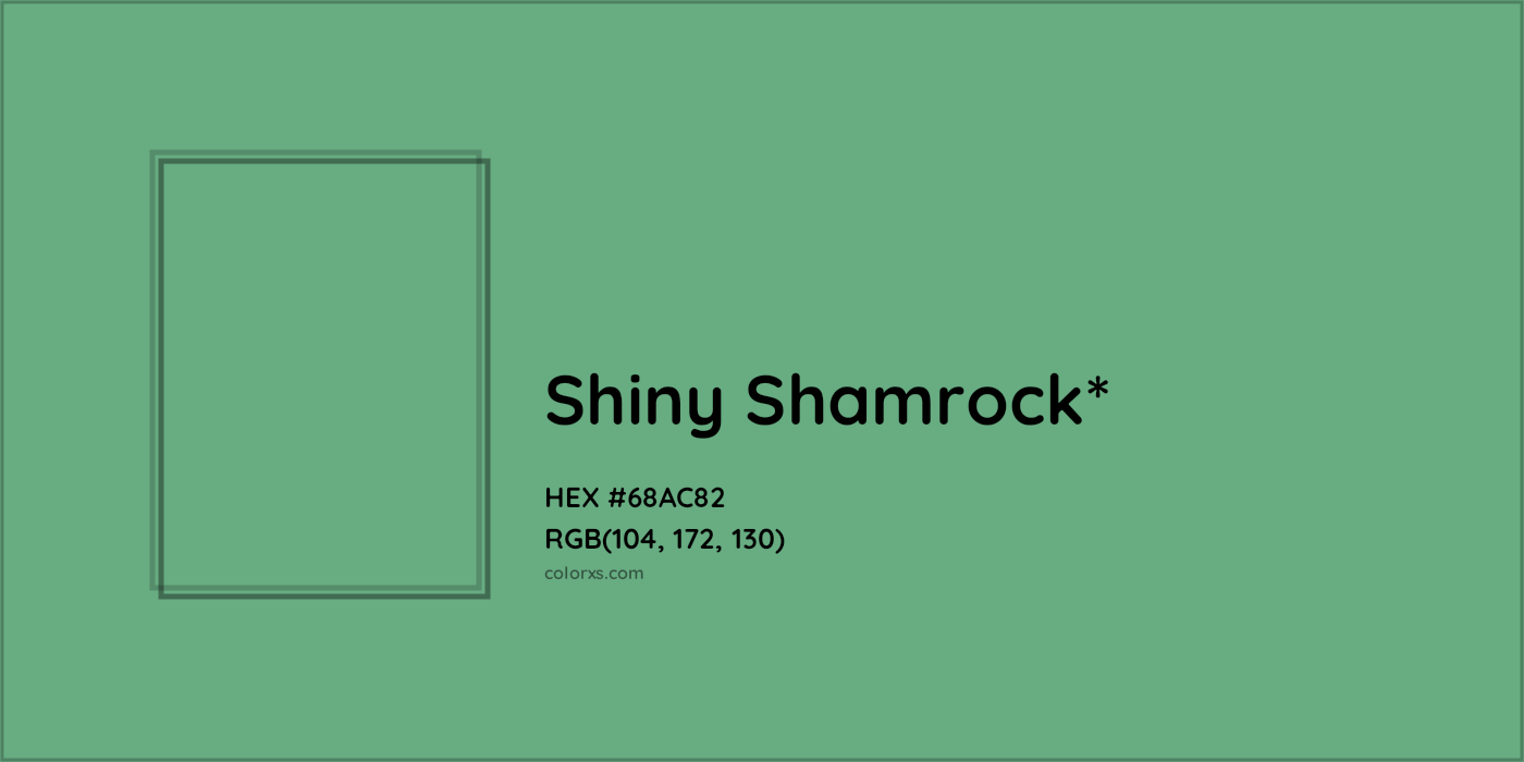 HEX #68AC82 Color Name, Color Code, Palettes, Similar Paints, Images