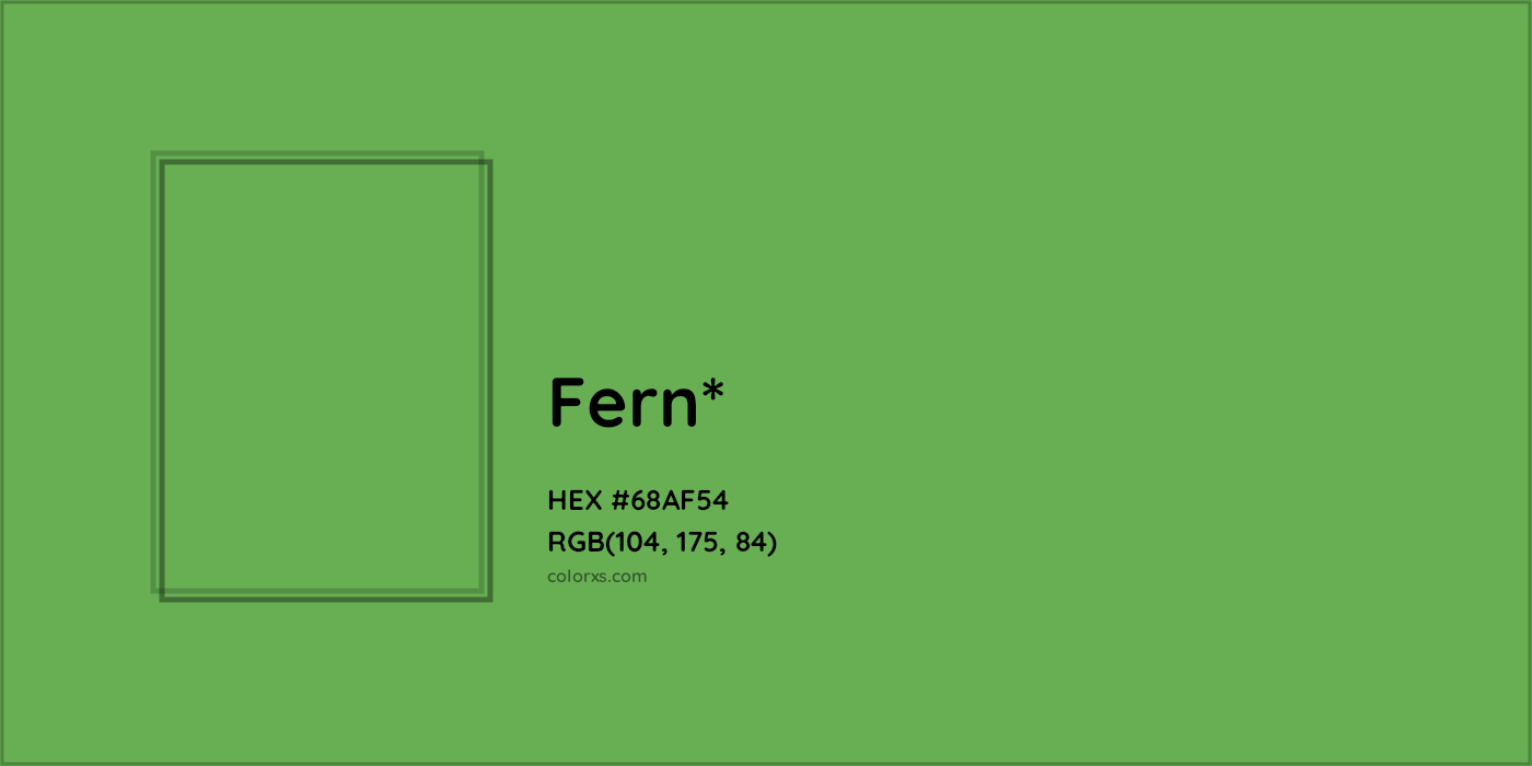 HEX #68AF54 Color Name, Color Code, Palettes, Similar Paints, Images