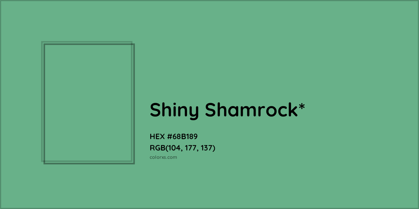 HEX #68B189 Color Name, Color Code, Palettes, Similar Paints, Images