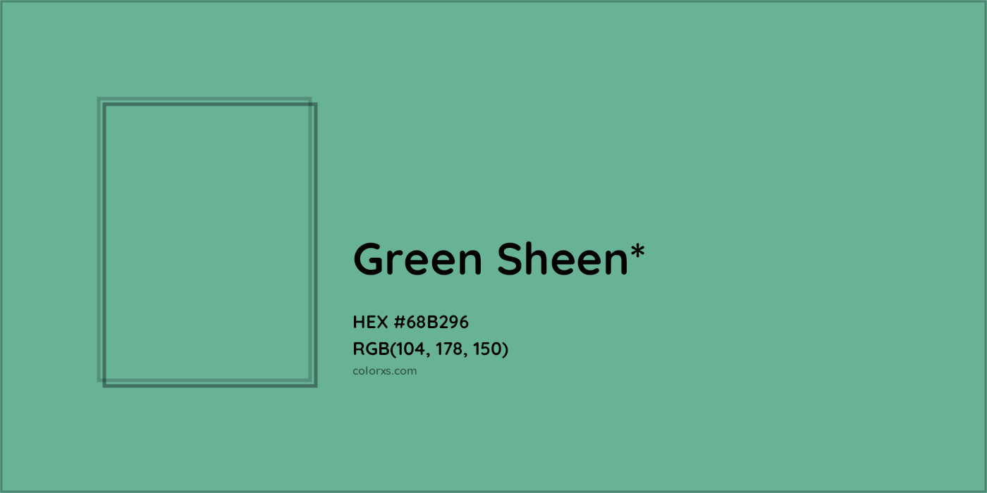 HEX #68B296 Color Name, Color Code, Palettes, Similar Paints, Images