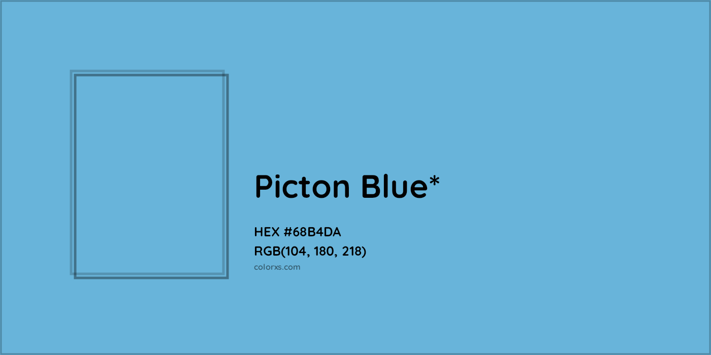 HEX #68B4DA Color Name, Color Code, Palettes, Similar Paints, Images