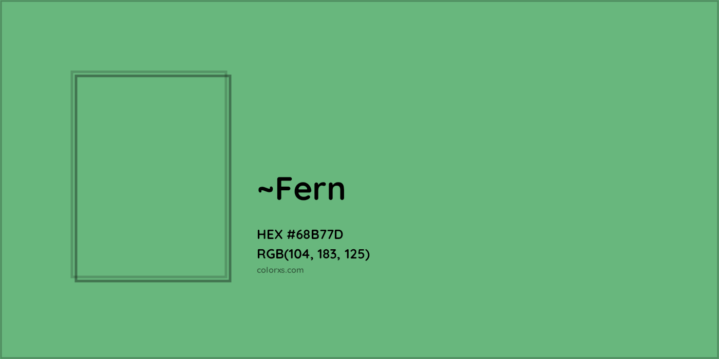 HEX #68B77D Color Name, Color Code, Palettes, Similar Paints, Images