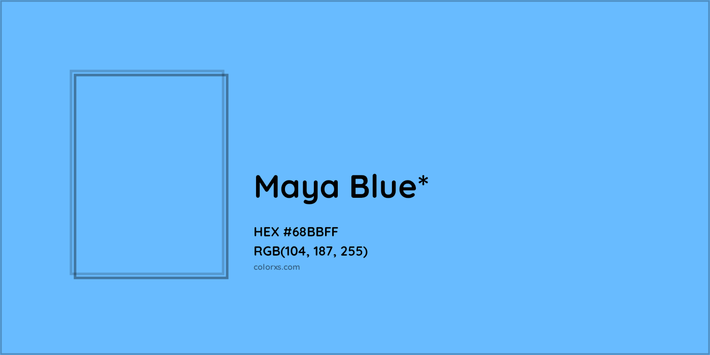 HEX #68BBFF Color Name, Color Code, Palettes, Similar Paints, Images