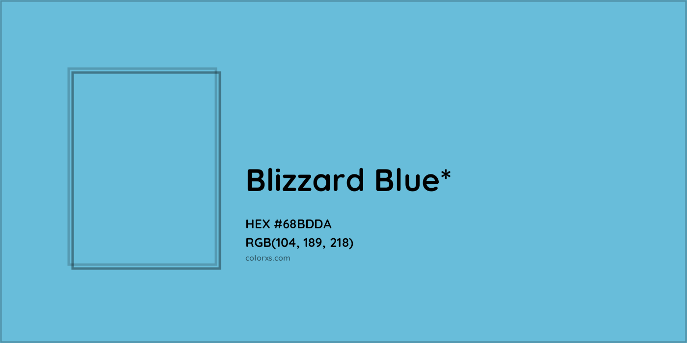 HEX #68BDDA Color Name, Color Code, Palettes, Similar Paints, Images