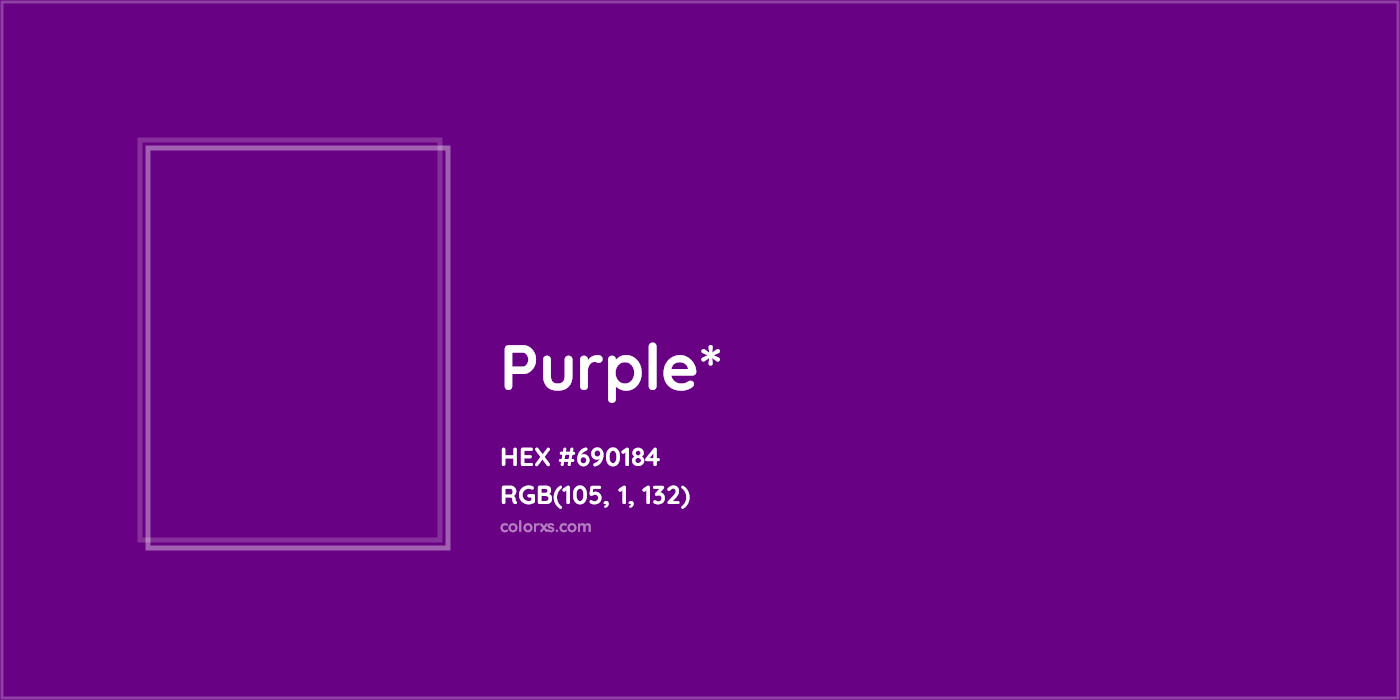 HEX #690184 Color Name, Color Code, Palettes, Similar Paints, Images
