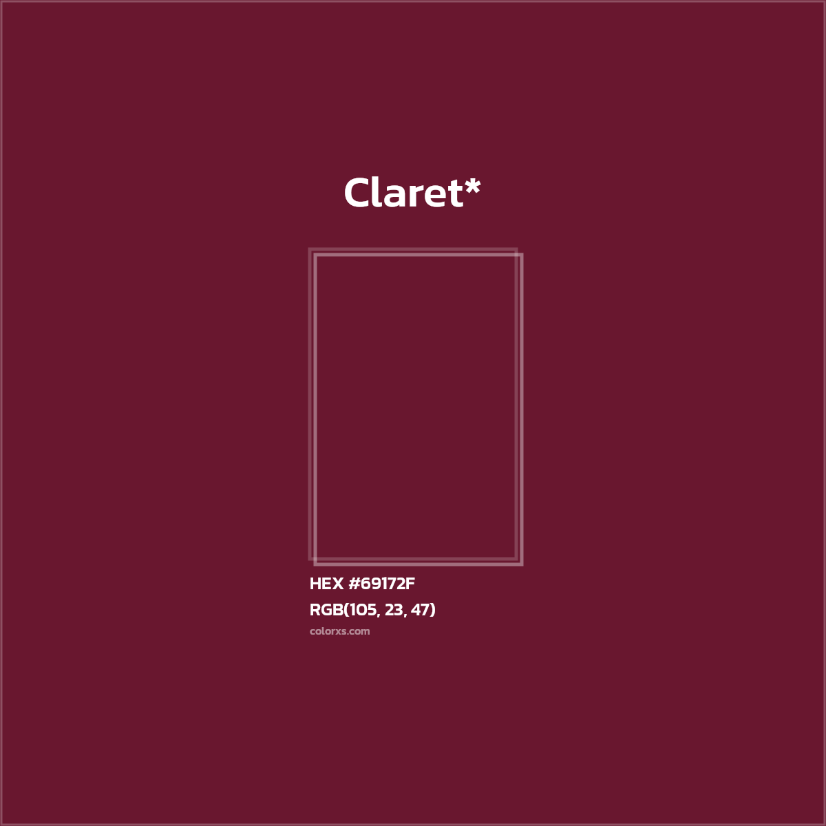 HEX #69172F Color Name, Color Code, Palettes, Similar Paints, Images