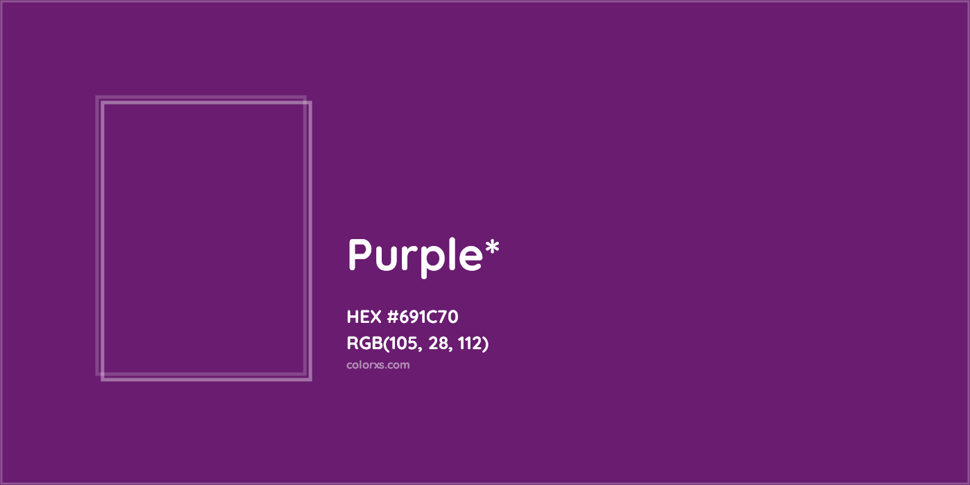 HEX #691C70 Color Name, Color Code, Palettes, Similar Paints, Images