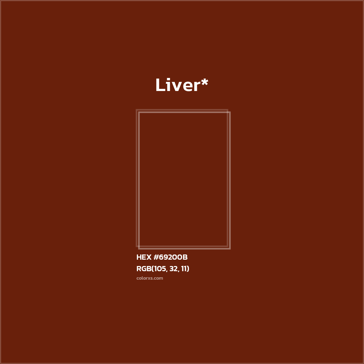 HEX #69200B Color Name, Color Code, Palettes, Similar Paints, Images