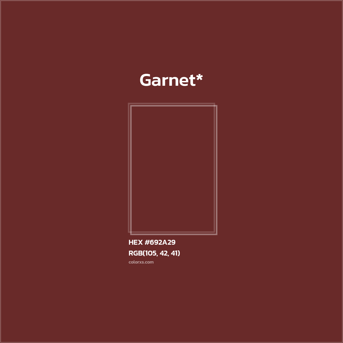 HEX #692A29 Color Name, Color Code, Palettes, Similar Paints, Images