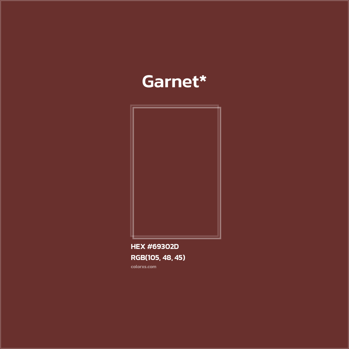 HEX #69302D Color Name, Color Code, Palettes, Similar Paints, Images