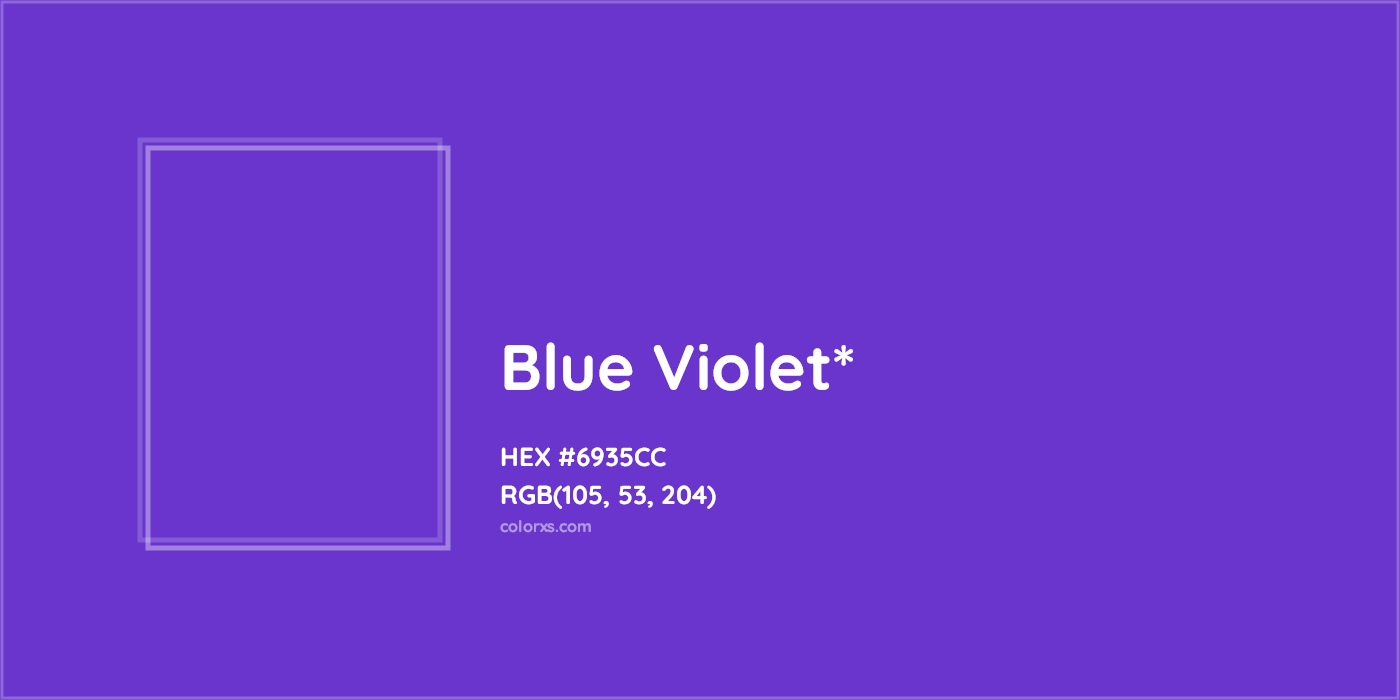 HEX #6935CC Color Name, Color Code, Palettes, Similar Paints, Images