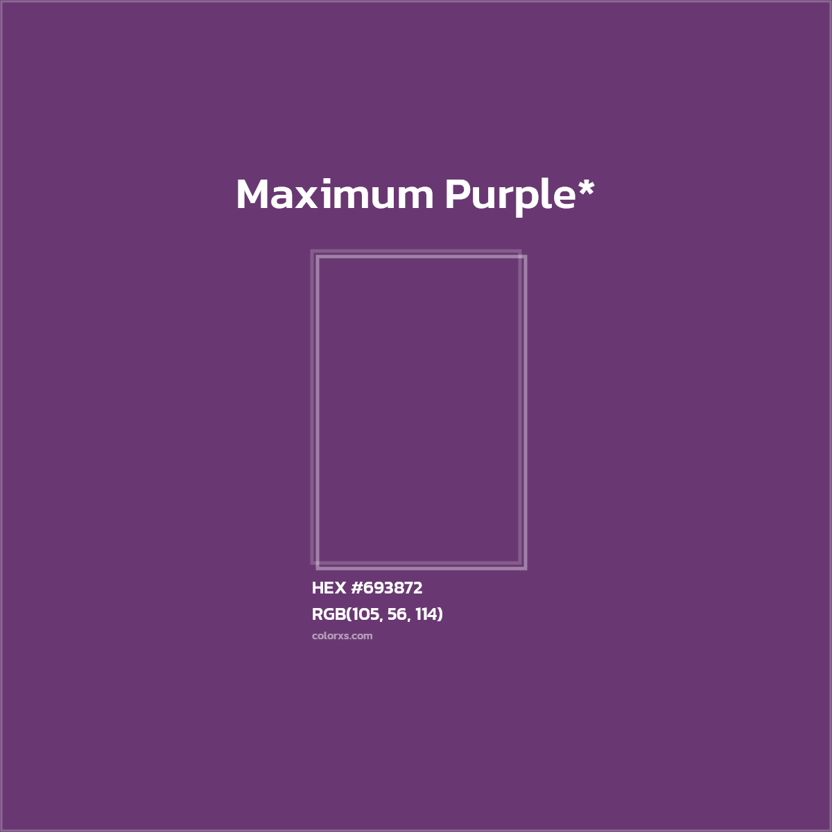 HEX #693872 Color Name, Color Code, Palettes, Similar Paints, Images