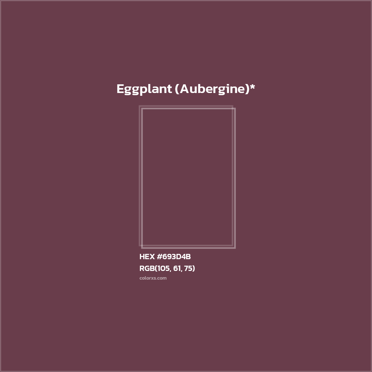 HEX #693D4B Color Name, Color Code, Palettes, Similar Paints, Images