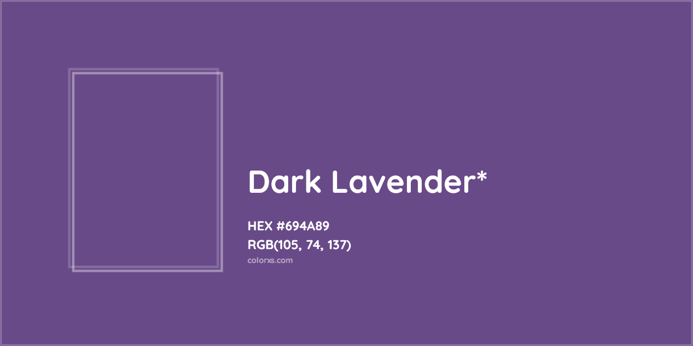 HEX #694A89 Color Name, Color Code, Palettes, Similar Paints, Images