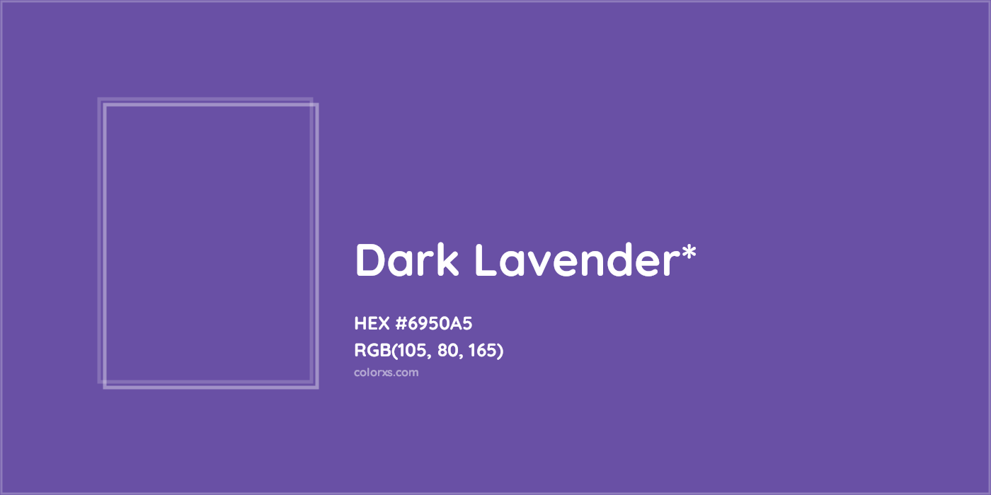 HEX #6950A5 Color Name, Color Code, Palettes, Similar Paints, Images