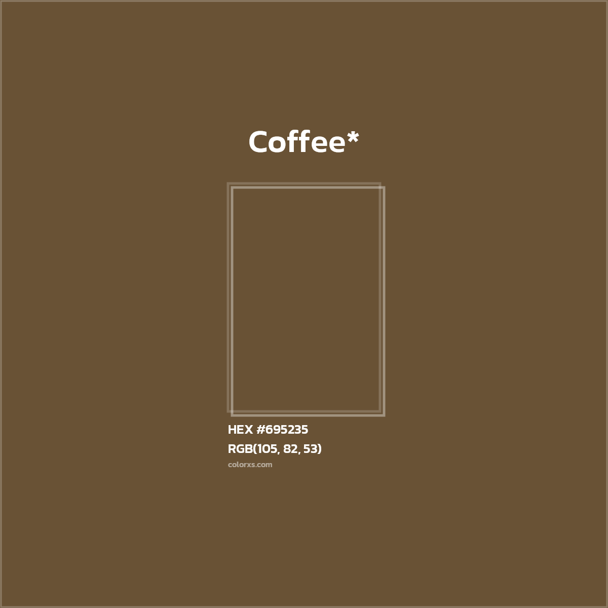 HEX #695235 Color Name, Color Code, Palettes, Similar Paints, Images