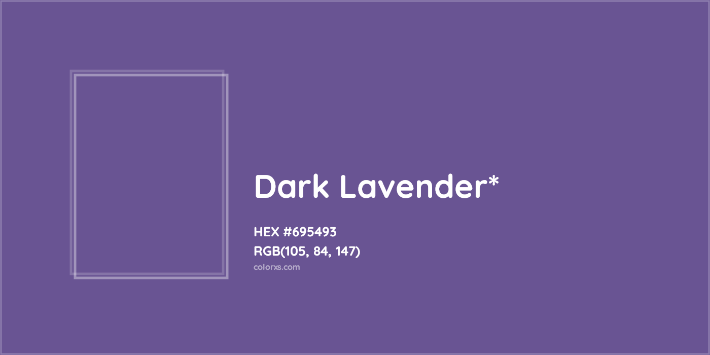 HEX #695493 Color Name, Color Code, Palettes, Similar Paints, Images