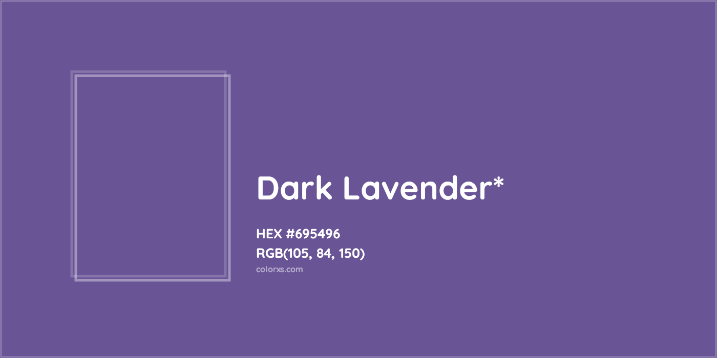 HEX #695496 Color Name, Color Code, Palettes, Similar Paints, Images