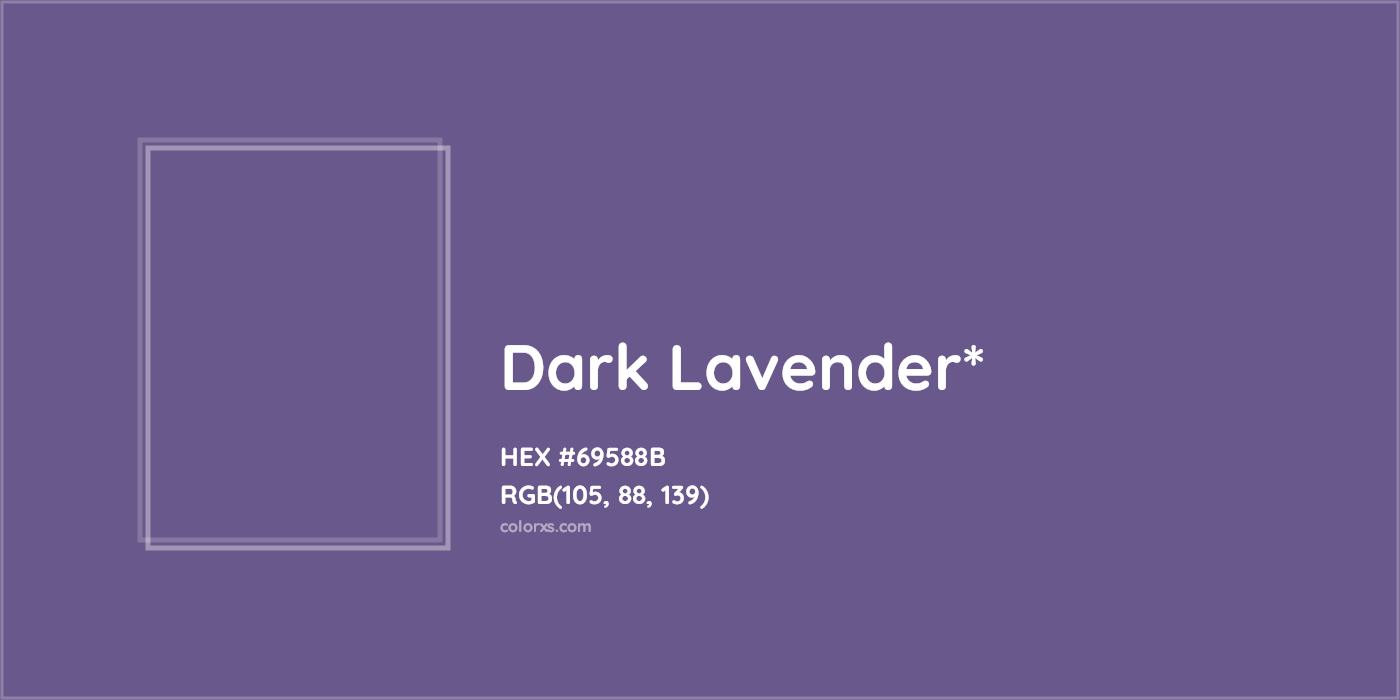HEX #69588B Color Name, Color Code, Palettes, Similar Paints, Images